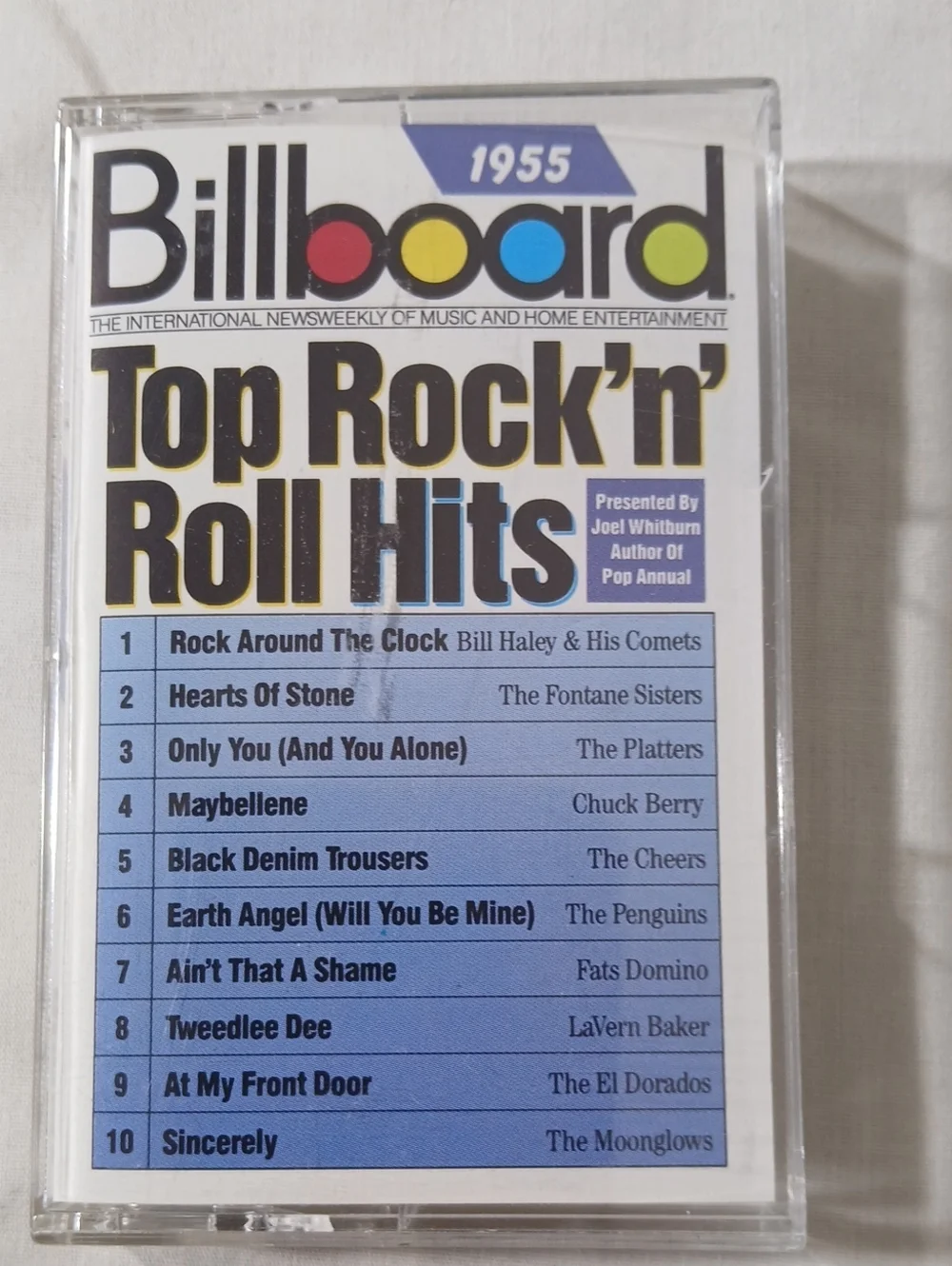Top Rock'n' Roll Hits 1955 Cassette - White/Blue